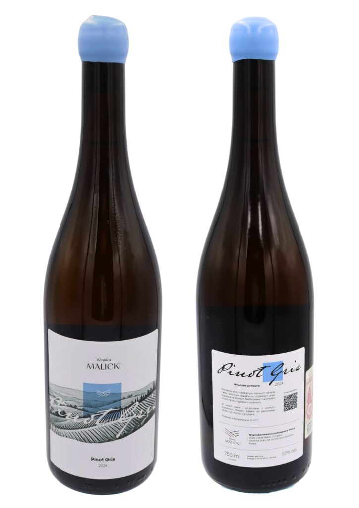 Wino białe wytrawne Pinot Gris 2024 - Winnica Malicki