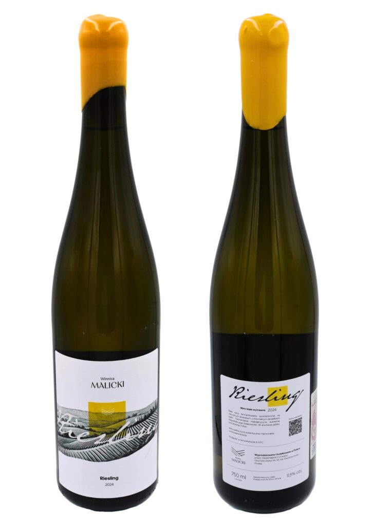 Wino białe wytrawne Riesling 2024 - Winnica Malicki